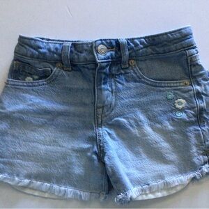 Cat & Jack Light Blue Denim Shorts with Contrast Stitching